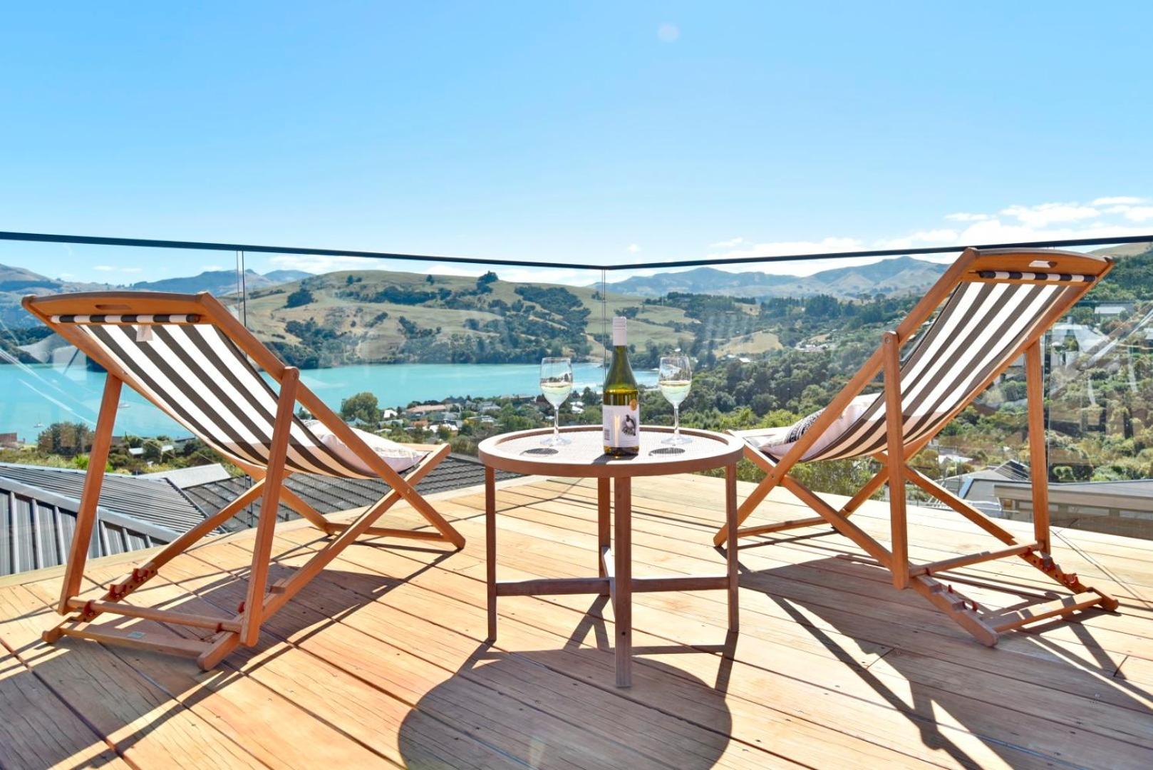 Akaroa Harbour View - Christchurch Holiday Homes Exteriör bild