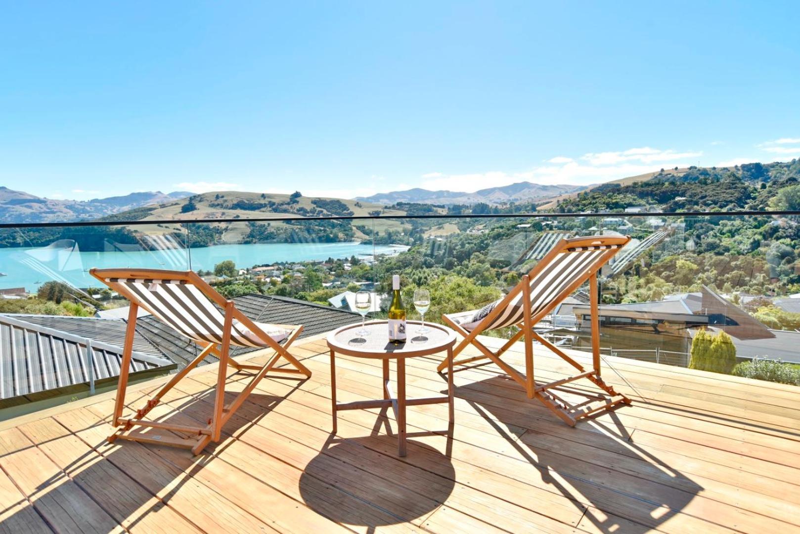 Akaroa Harbour View - Christchurch Holiday Homes Exteriör bild