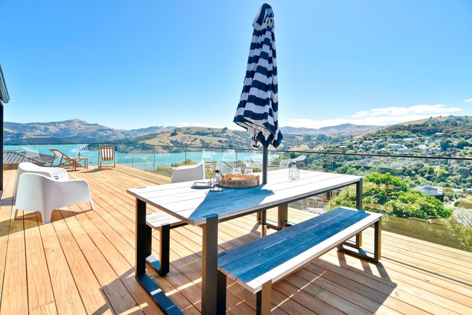 Akaroa Harbour View - Christchurch Holiday Homes Exteriör bild