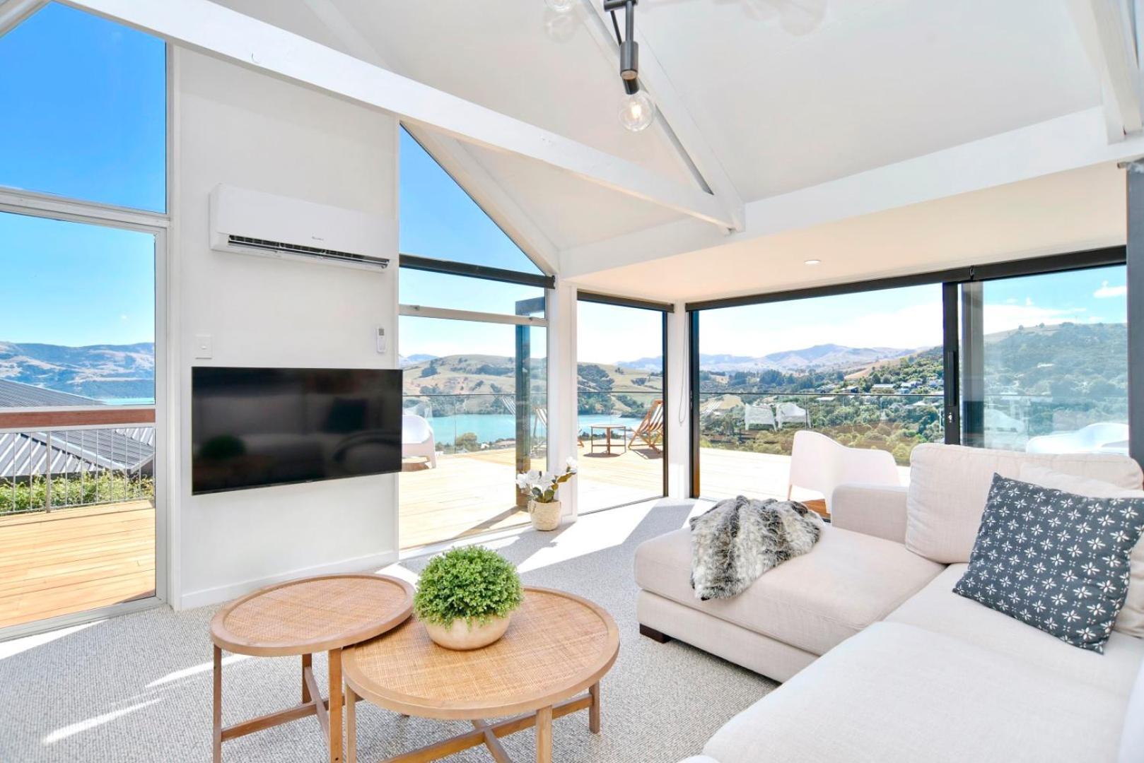 Akaroa Harbour View - Christchurch Holiday Homes Exteriör bild